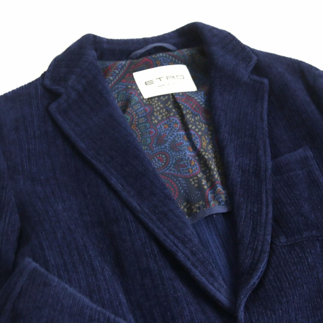 ETRO - 極美品◇2020年製 ETRO エトロ ロゴボタン 裏地ペイズリー柄