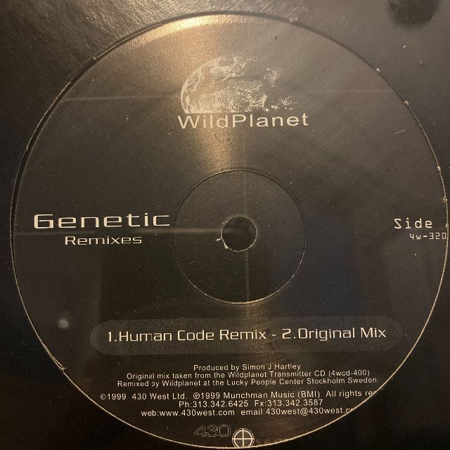 WildPlanet – Genetic Remixes 楽器のDJ機器(その他)の商品写真