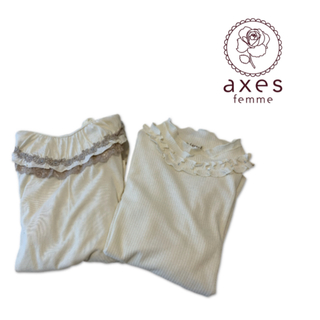 アクシーズファム(axes femme)のaxesfemme 長袖トップス２枚セット(Tシャツ(長袖/七分))