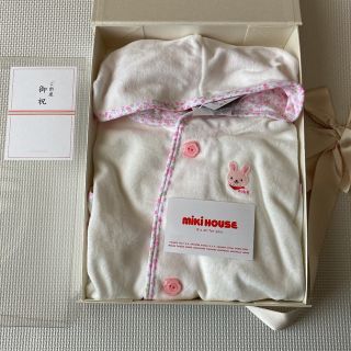 ミキハウス(mikihouse)の【m様専用】ミキハウス  パイル素材の爽やかポンチョ(カーディガン/ボレロ)