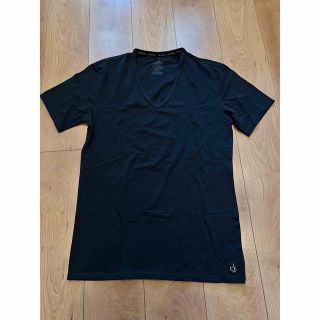 カルバンクライン(Calvin Klein)のCalvin Klein カルバンクライン 黒 Ｖネック 半袖Tシャツ(Tシャツ/カットソー(半袖/袖なし))