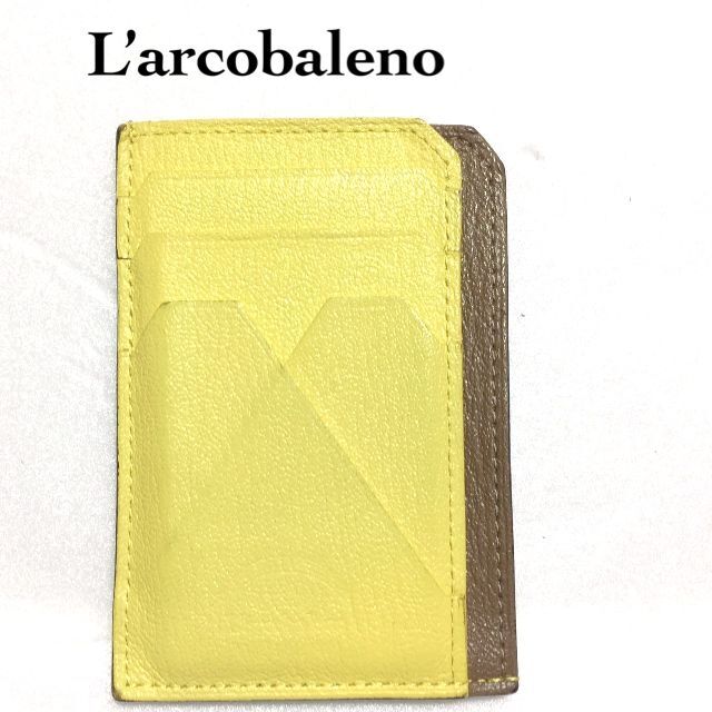 L'arcobaleno(ラルコバレーノ)のラルコバレーノ スマートミニウォレット/L'arcobaleno レザー 財布 メンズのファッション小物(折り財布)の商品写真