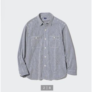 ユニクロ(UNIQLO)の【人気商品】UNIQLO ヒッコリーワークシャツ(シャツ)