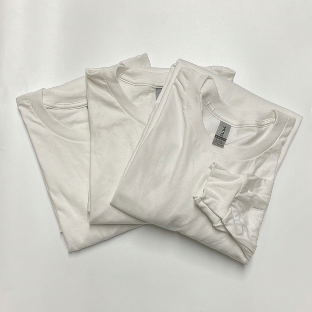 GILDAN(ギルタン)の新品 ギルダン ウルトラコットン6oz 無地長袖Tシャツ ロンT 白３枚 3XL メンズのトップス(Tシャツ/カットソー(七分/長袖))の商品写真