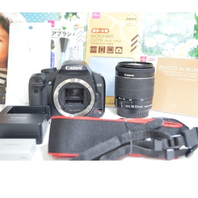 一眼レフ　canon EOS Ｘ2 300mmレンズwi-fi  SD 16GB