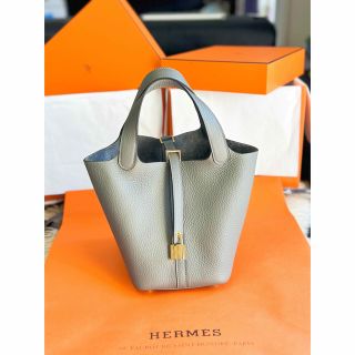 エルメス(Hermes)の新品未使用！エルメス HERMES ピコタンロックPM　新色 グリメイヤーU刻(ハンドバッグ)