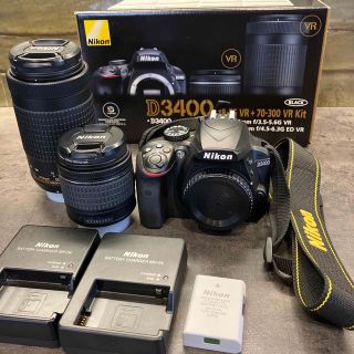 ニコン(Nikon)のニコン　D3400ダブルズームキット(デジタル一眼)