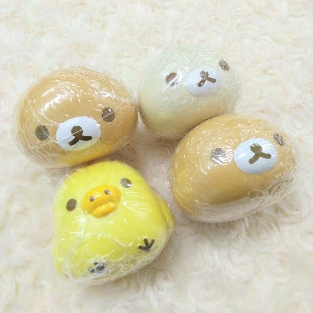 リラックマ(リラックマ)のRilakkuma カプキャラ リラックマ4 全4種 フルコンプ エンタメ/ホビーのおもちゃ/ぬいぐるみ(キャラクターグッズ)の商品写真