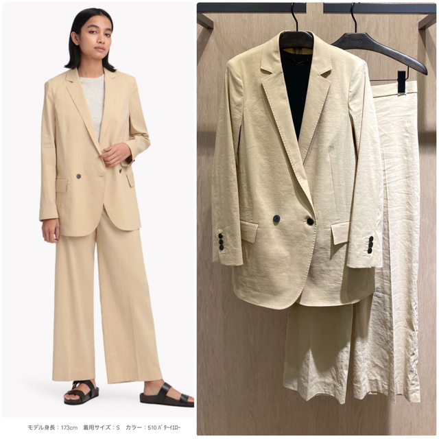 theory 22SS Crunch ダブルジャケット パンツスーツ 2 | labiela.com