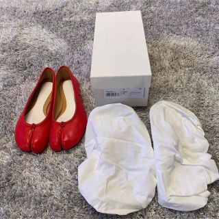 Maison Margiela 足袋 バレエシューズ 35 レッド 赤