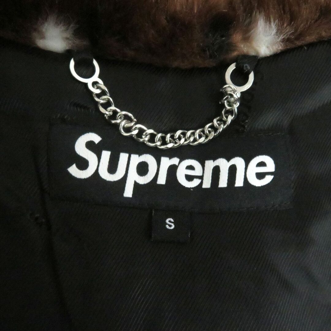 極美品□21SS Supreme/シュプリーム Bandana Faux Fur Bomber Jacket ペイズリー フェイクファー ボンバージャケット ブラウン S 正規品　t15-st30217-413 7