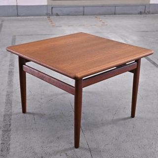 デンマーク製 センターテーブル チーク材 オイル仕上げ ビンテージ
