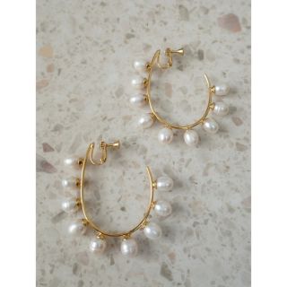 ドゥロワー(Drawer)のHEYONヘヨンsnow flower earring イヤリング　パール(イヤリング)