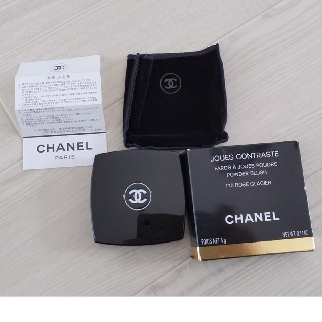 CHANEL(シャネル)のCHANEL　ジュコントゥラスト 170 ローズグラシエ　チーク コスメ/美容のベースメイク/化粧品(チーク)の商品写真