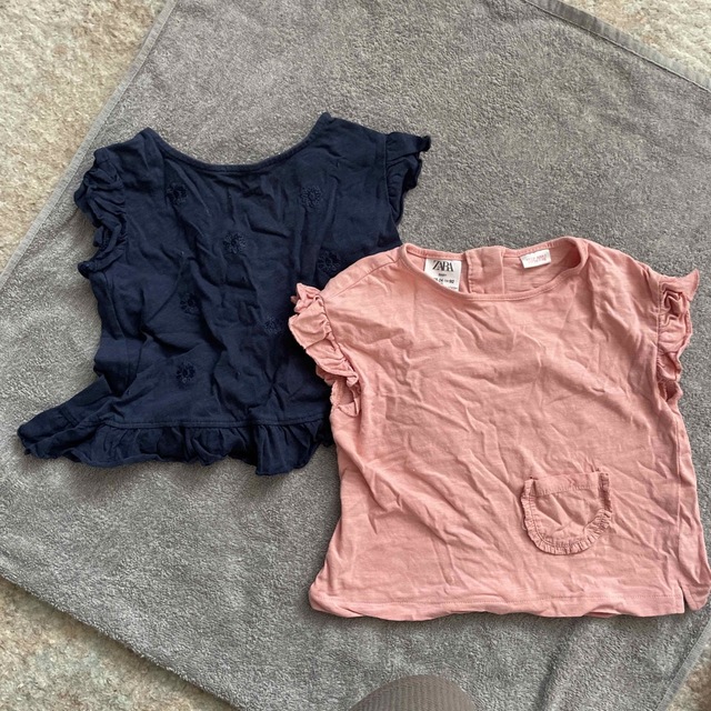 ZARA KIDS(ザラキッズ)のトップス2枚セット キッズ/ベビー/マタニティのキッズ服女の子用(90cm~)(Tシャツ/カットソー)の商品写真