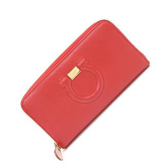 フェラガモ 財布(レディース)（レッド/赤色系）の通販 30点 