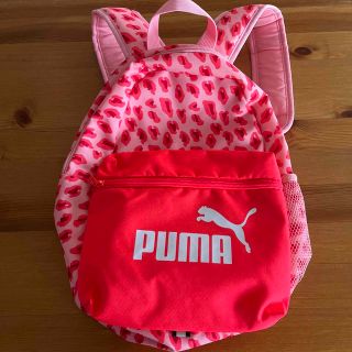 プーマ(PUMA)のPUMA リュックサック　ピンクヒョウ柄(リュックサック)