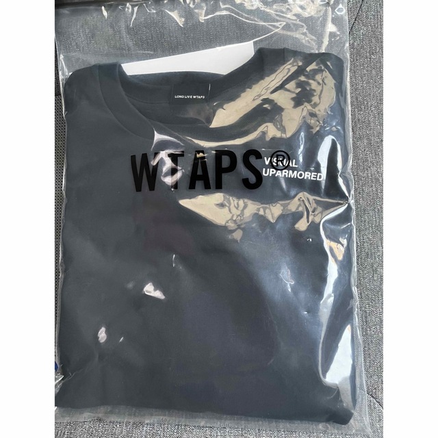 W)taps(ダブルタップス)のネイビーXL wtaps VISUAL UPARMORED LS COTTON メンズのトップス(Tシャツ/カットソー(七分/長袖))の商品写真