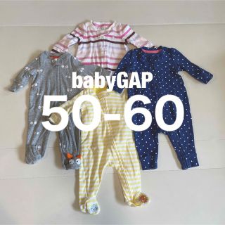 ベビーギャップ(babyGAP)のbabyGAP ロンパース4着セット　50-60(ロンパース)