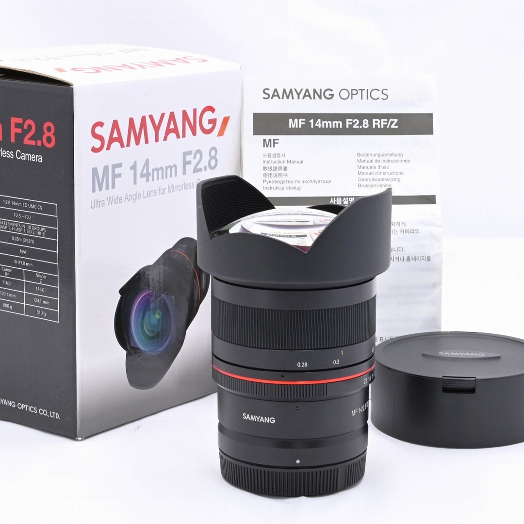 SAMYANG 単焦点広角レンズ MF 14mm F2.8 キヤノンRF