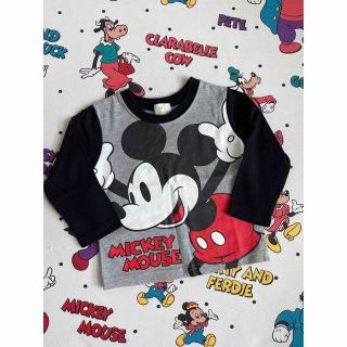 ディズニー(Disney)のミッキー　ラグラン　ロンT(Tシャツ/カットソー)