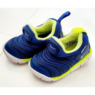 ナイキ(NIKE)のNIKE ナイキ ダイナモ フリー ブルー&イエロー(スニーカー)