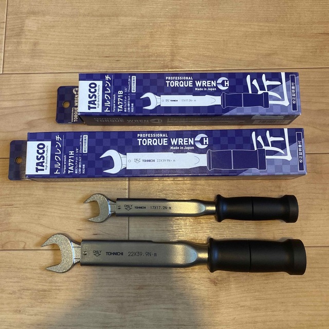 爆安】 TASCO トルクレンチ 2点セット 新品未使用品 -工具