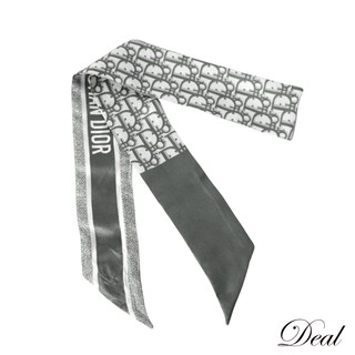 ディオール(Dior)のDIOR ディオール  ミッツァ スカーフ  15DOB106I600  オブリーク シルクツイル  レディース スカーフ(スカーフ)