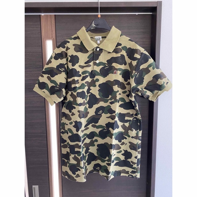 APE BAPE  KAWS 1st CAMO 迷彩　ポロシャツ　tシャツ　M