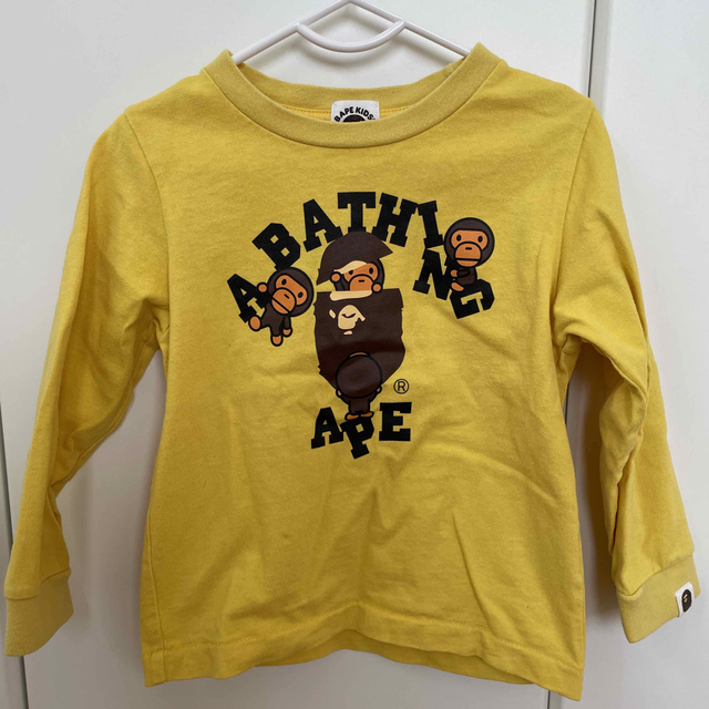 A BATHING APE(アベイシングエイプ)のA BATHING APE ロンT 100 レディースのトップス(Tシャツ(長袖/七分))の商品写真