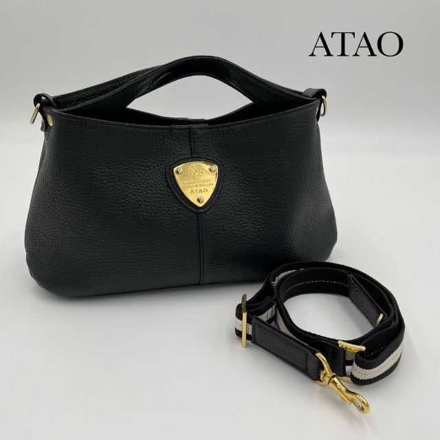 ATAO - 極美品✨アタオ チヴィ 2way ハンドバッグ ショルダー ロゴ