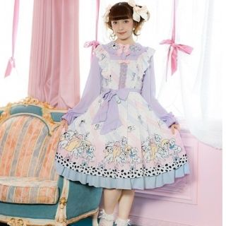 アクシーズファム(axes femme)のaxes femme×Disney101匹ワンちゃんジャンパースカート(ひざ丈ワンピース)