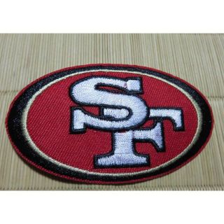 赤小豆◎NFL新品San Francisco 49ersワッペン◆アメフト■激渋(アメリカンフットボール)