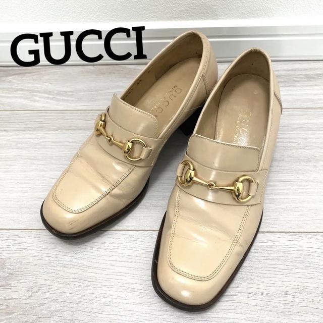 Gucci - GUCCI グッチ 22.5 イタリア製 ローファー 革靴 パンプス