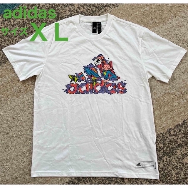 adidas(アディダス)のadidas jenny kaori コラボTシャツ　ＬＬサイズＸＬサイズ メンズのトップス(Tシャツ/カットソー(半袖/袖なし))の商品写真