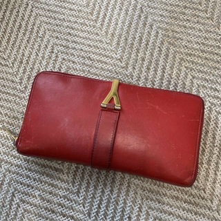 サンローラン 長財布 財布(レディース)（レッド/赤色系）の通販 63点 