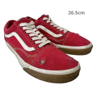 ヴァンズ(VANS)のVANS バンズ Old Skool オールドスクール ガム レッド 26.5(スニーカー)