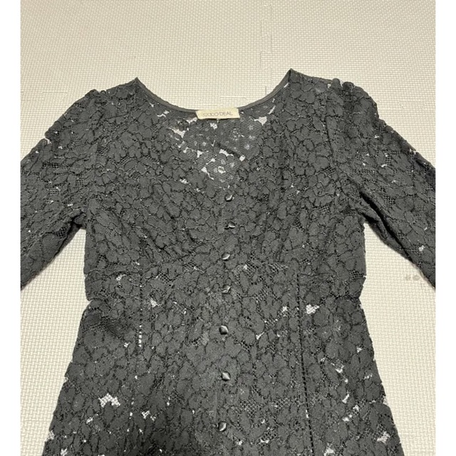 COCO DEAL(ココディール)のココディール　黒ドレス　ワンピース レディースのワンピース(ロングワンピース/マキシワンピース)の商品写真