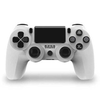 PS4 ワイヤレスコントローラー ホワイトデザイン レアカラー ガラコン