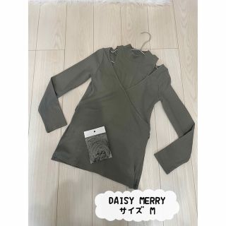 ④⓪ DAISY MERRY アンサンブル風トップス sizeM(カットソー(長袖/七分))