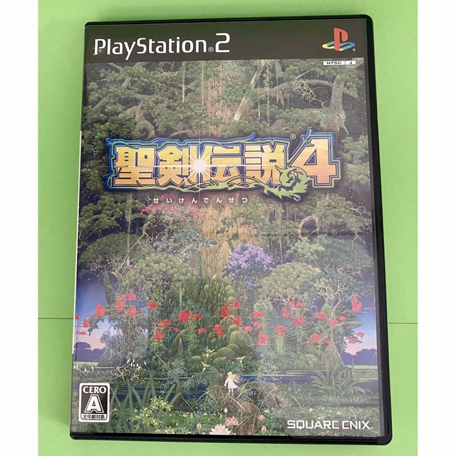 SQUARE ENIX(スクウェアエニックス)の聖剣伝説4 PS2 エンタメ/ホビーのゲームソフト/ゲーム機本体(家庭用ゲームソフト)の商品写真