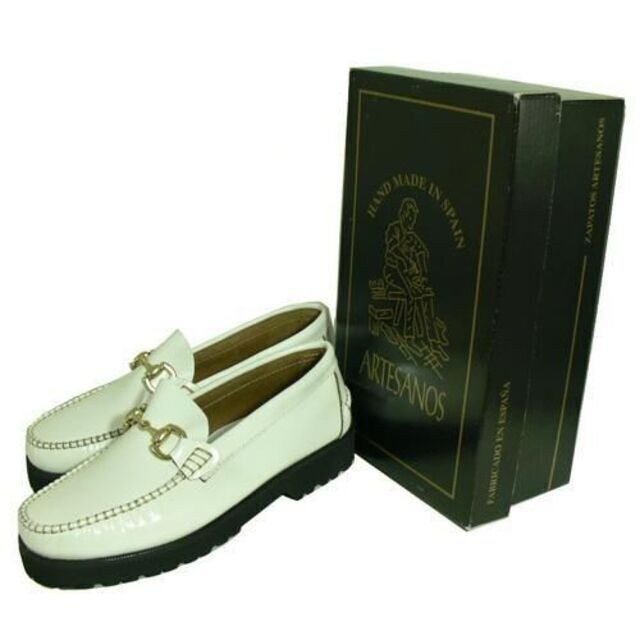 ARTESANOS ビットローファー 24.5cm EU39 L/WHT | hartwellspremium.com