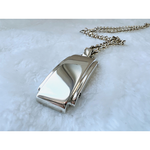 送料無料 ティファニー Tiffany スクエアプレート ロングネックレス