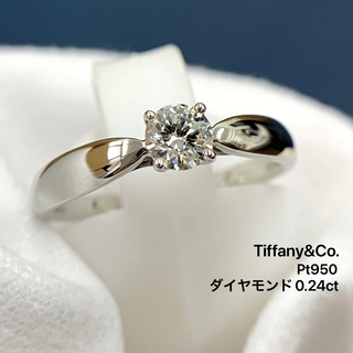 ティファニー(Tiffany & Co.)のティファニー リング ハーモニー バンド　ダイヤモンド　0.24 Pt950(リング(指輪))