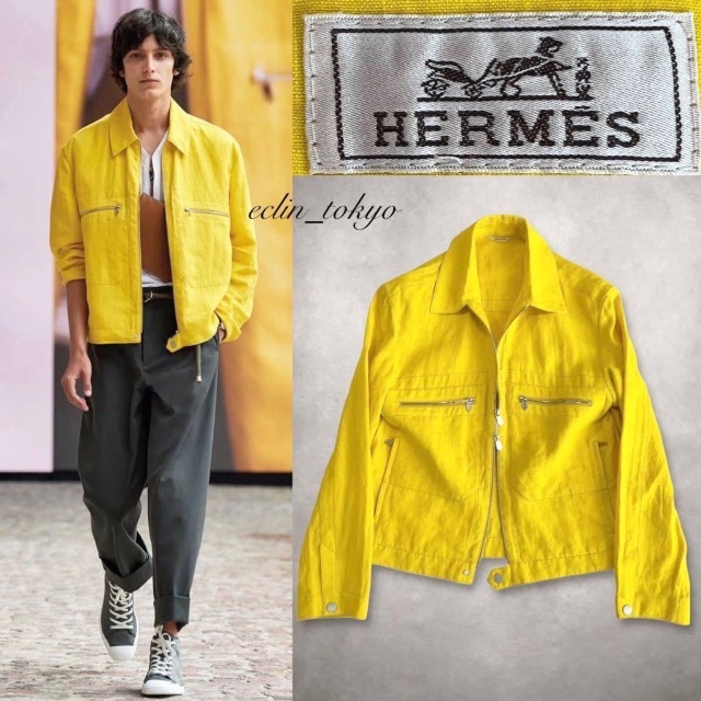 HERMES - 新品同様 HERMES 2022春夏 ランウェイ ジャケット HERMES - 新品同様 HERMES 2022春夏 ランウェイ ジャケット