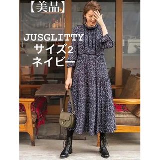 JUSGLITTY♡花柄ワンピース