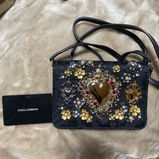 ドルチェアンドガッバーナ(DOLCE&GABBANA)の美品✨Dolce&Gabbanaゴールデンハートバッグ(ハンドバッグ)