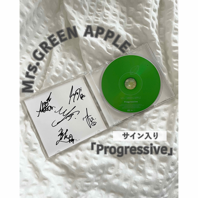 Mrs.GREEN APPLE サイン入り「Progressive」