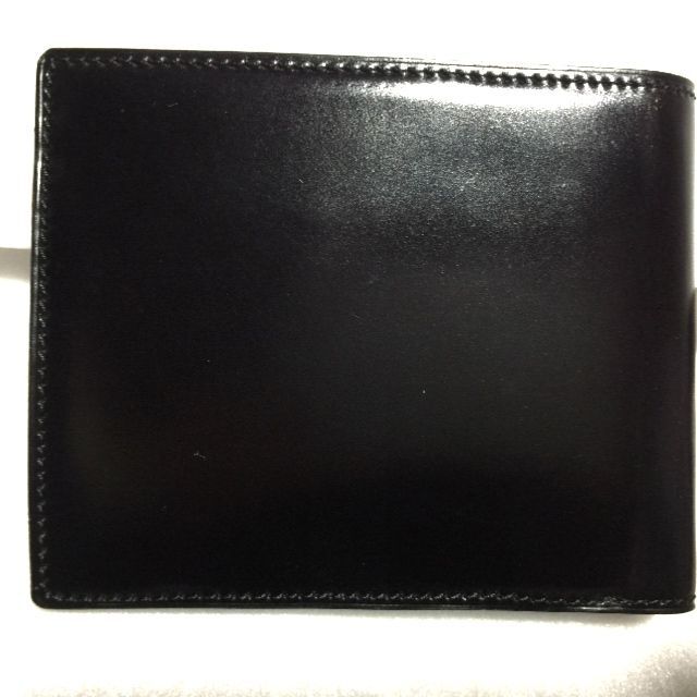 トワクレ コードバン 財布/Trois Clefs 馬革 二つ折り ウォレット メンズのファッション小物(折り財布)の商品写真