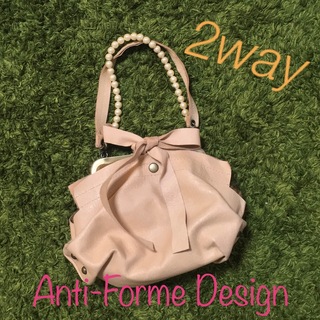 アンチフォルムデザイン(Anti-Forme Design)の【4/8値下げ】Anti-Forme Design 2WAYパーティバッグ(ハンドバッグ)